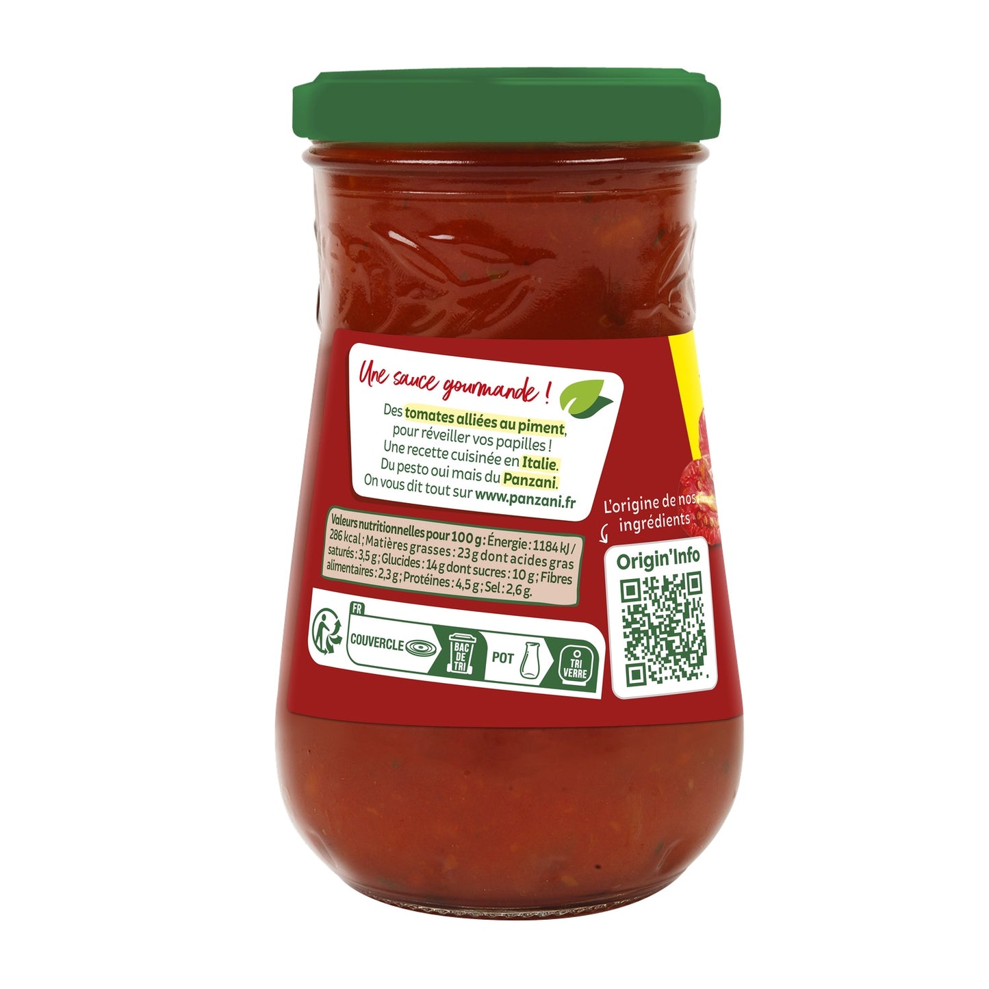 Sauce Pesto Piementé PANZANI 