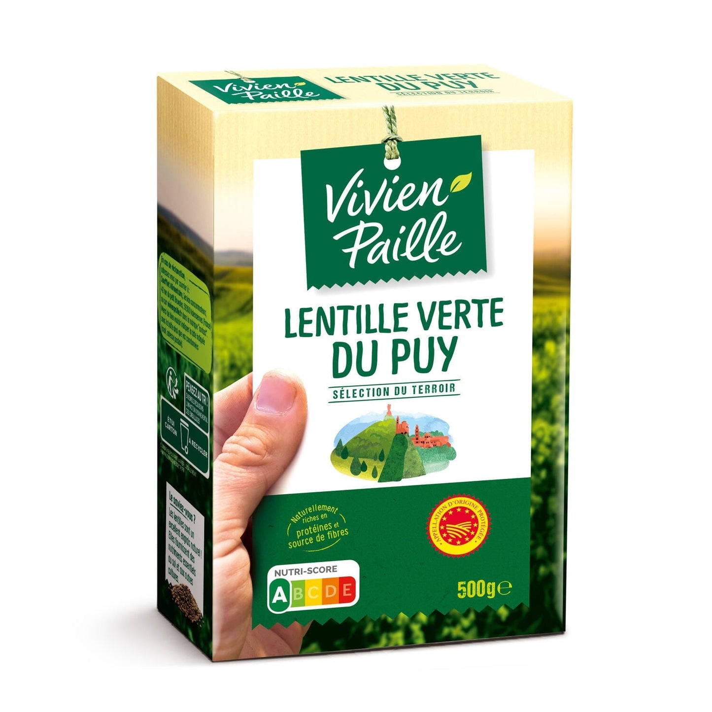 Lentilles Vertes AOP VIVIEN PAILLE 