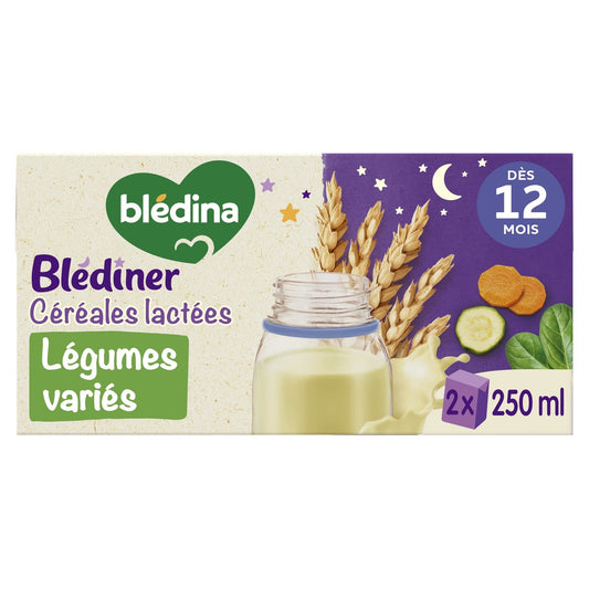 Baby Milk and Cereals From 12 Months Evening Meal Varied Vegetable Flavor Blédiner Growth BLEDINA