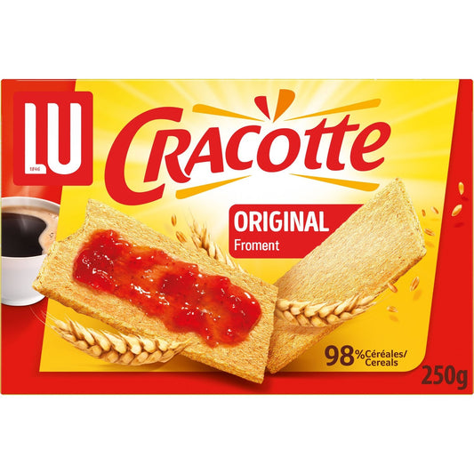 Biscottes Froment Cracotte LU La boîte de 250 g