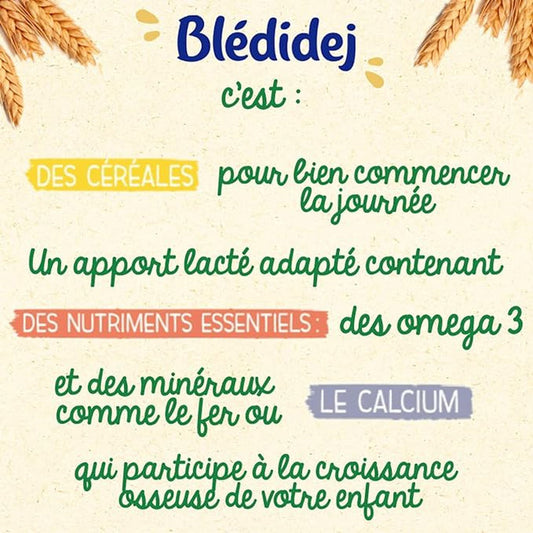 Baby Cereals From 6 Months Vanilla Flavor Blédidej BLEDINA