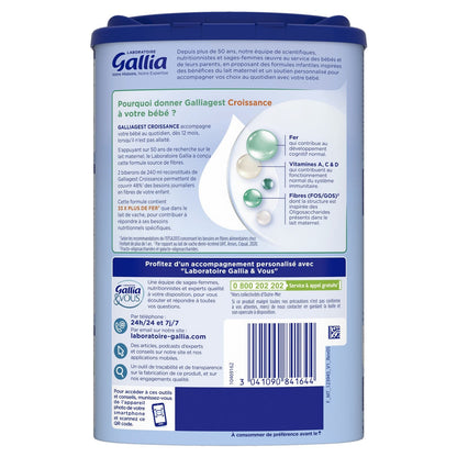 Powdered Baby Milk for Growth 3rd Age From 12 Months Galliagest Croissance GALLIA