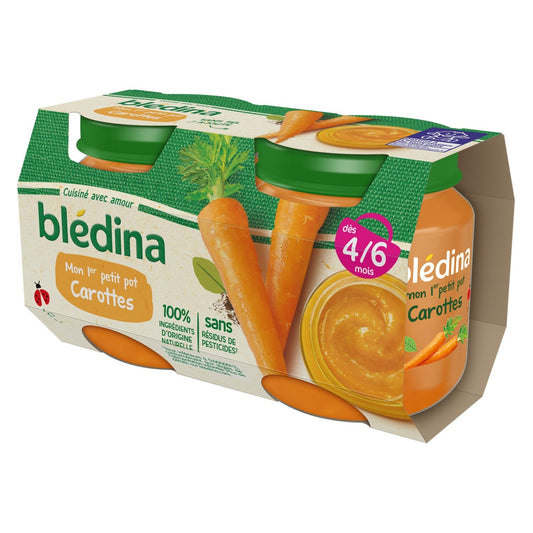 Babygläschen ab 4/6 Monaten, BLEDINA Karotten