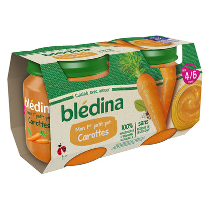 Babygläschen ab 4/6 Monaten, BLEDINA Karotten
