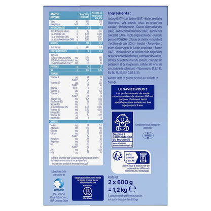 Calisma Croissance GALLIA Powdered Baby Milk for Growth 3rd Age From 12 Months