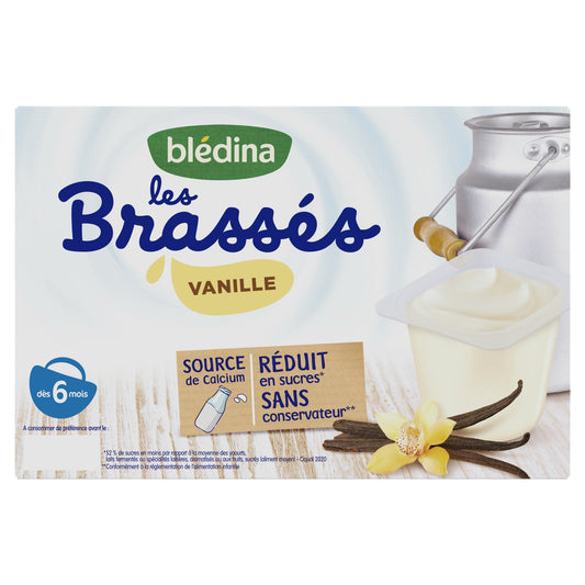 BLEDINA Milk Dessert for Babies from 6 Months with Vanilla