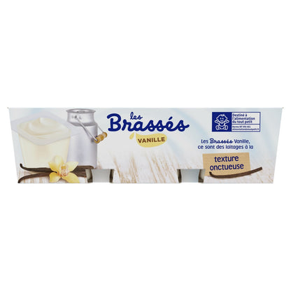 Dessert Lacté Bébé Dès 6 Mois à la Vanille les Brassés BLEDINA