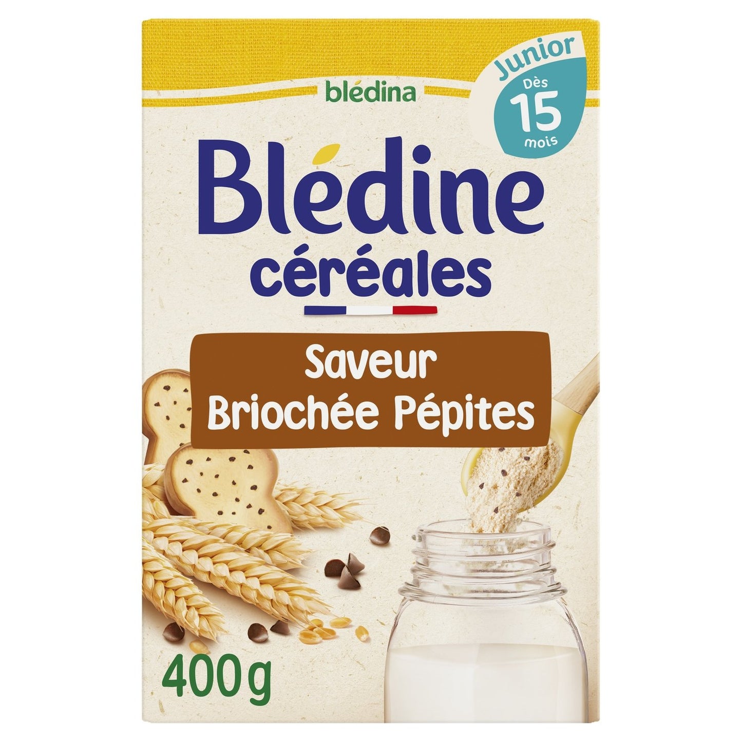 Baby Cereals From 15 Months Brioche Flavor Blédine Nuggets BLEDINA