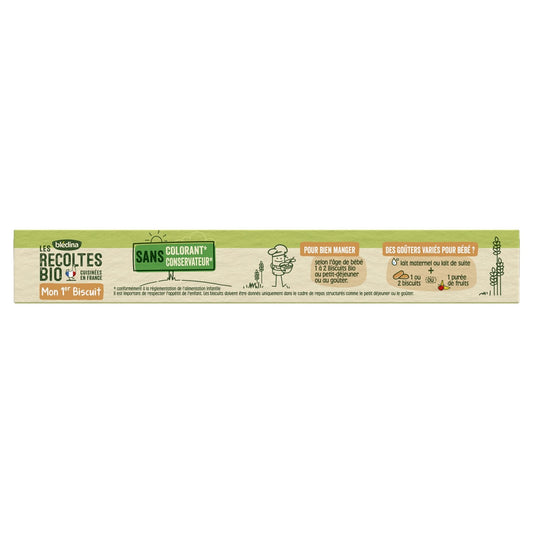 Baby Biscuits from 8 Months Nature les Récoltes Bio BLEDINA
