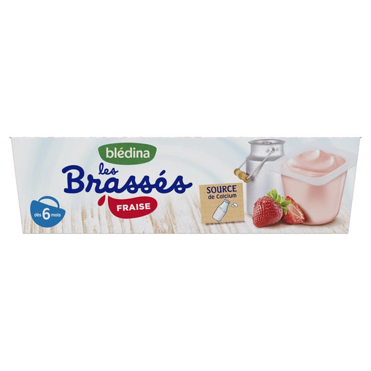 BLEDINA Strawberry Milk Dessert for Babies from 6 Months