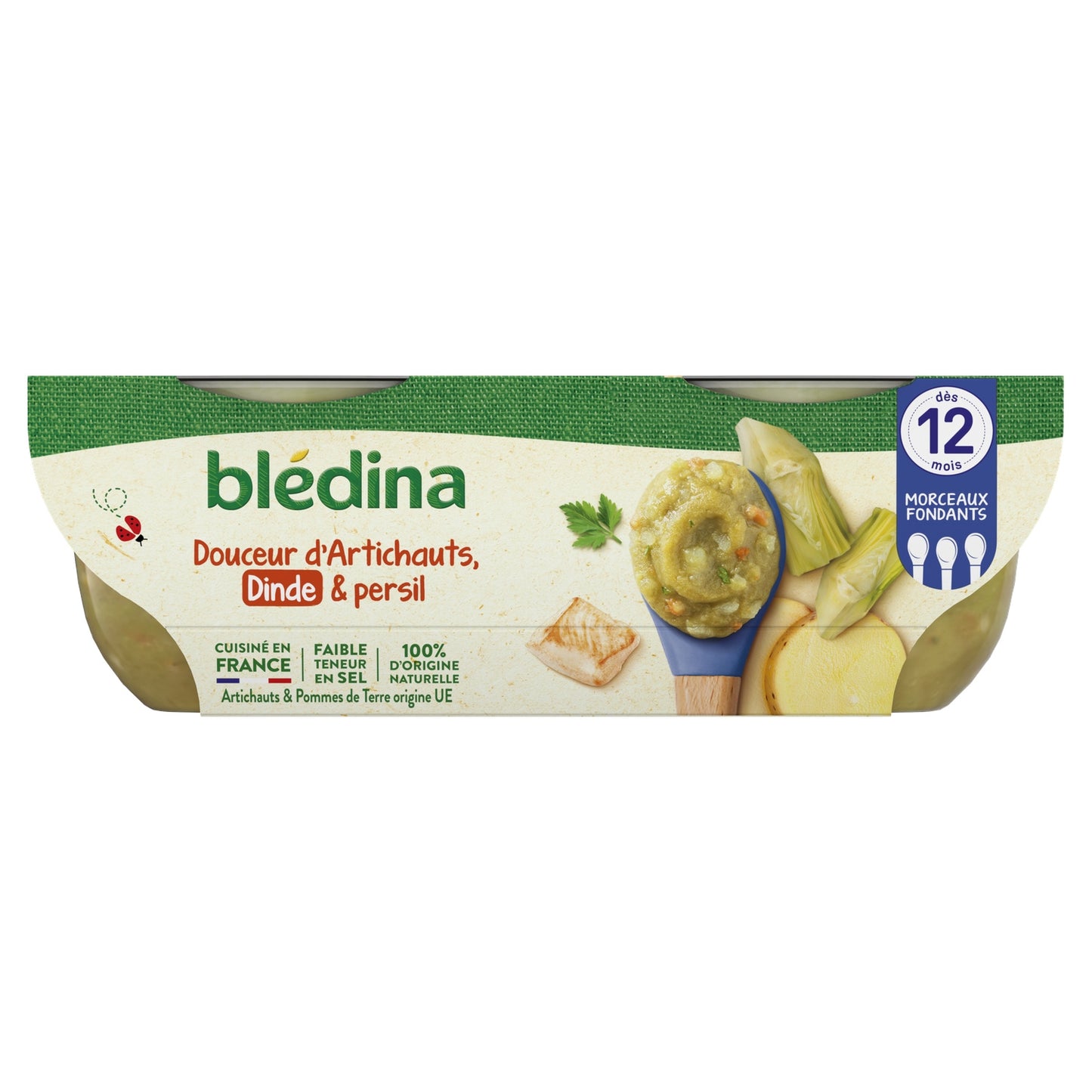 Baby Dish From 12 Months Artichokes Turkey Mom's Ideas BLEDINA