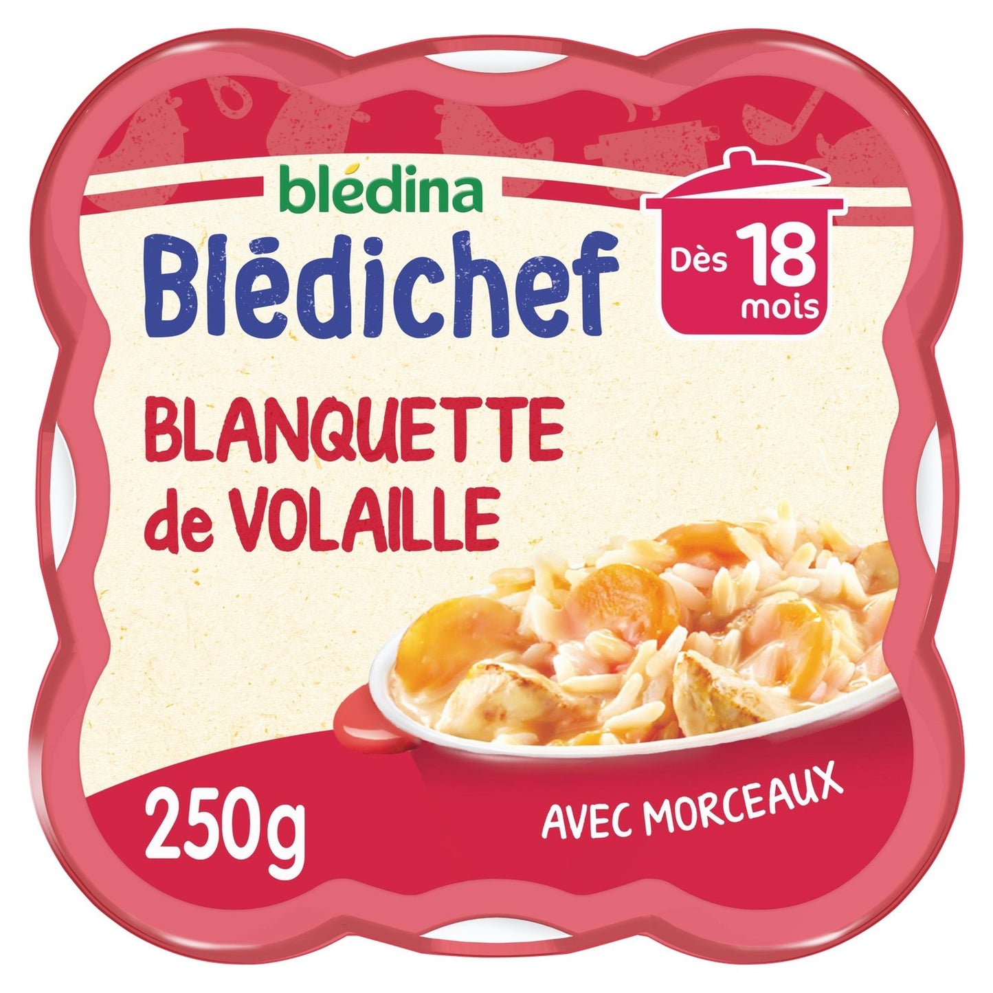 Baby Dish From 18 Months Blanquette of Poultry Blédichef BLEDINA