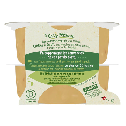 Plat Bébé Dès 12 Mois Riz aux Légumes et Poulet Blédichef BLEDINA