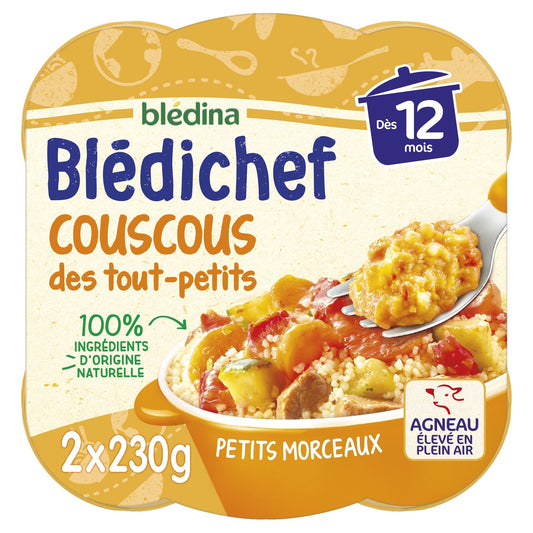 Baby Dish From 12 Months Couscous Blédichef BLEDINA