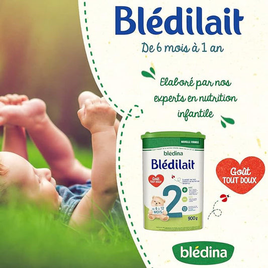 Lait Bébé en Poudre 2ème Âge Dès 6 Mois Blédilait BLEDINA