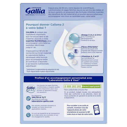 Calisma GALLIA Powdered Baby Milk 2nd Age 6-12 Months