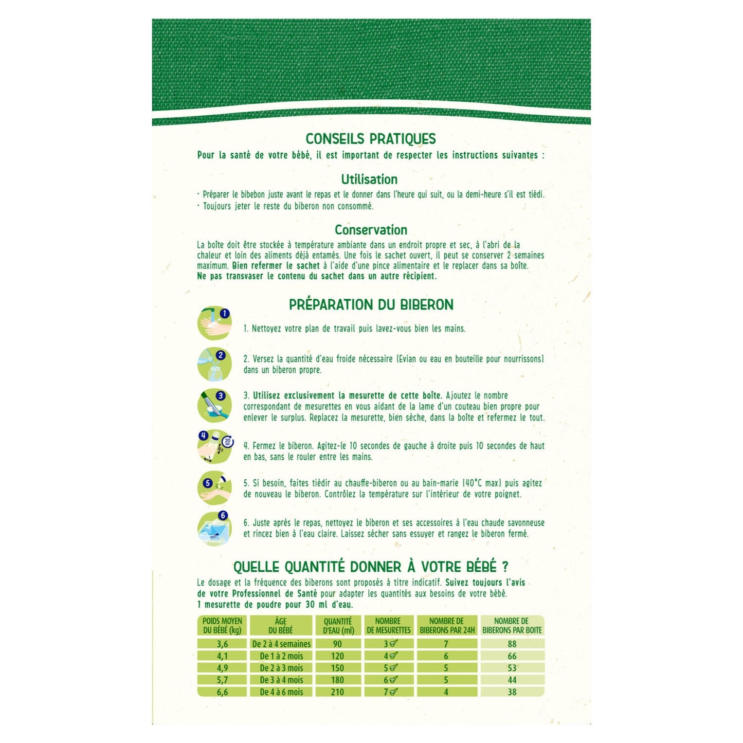Blédilait BLEDINA Powdered Baby Milk 1st Age From Birth