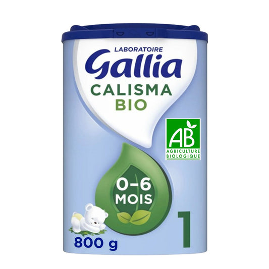 Lait Bébé en Poudre 1er Âge Dès la Naissance Bio Calisma GALLIA la boîte de 800g