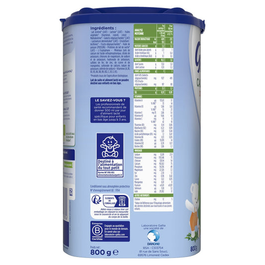Baby Milk Powder 3rd Age From 10 Months Organic Calisma Growth GALLIA