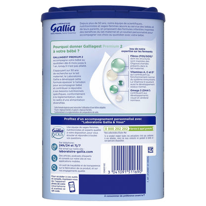 Galliagest Premium Babymilchpulver 2. Lebensjahr 6-12 Monate GALLIA