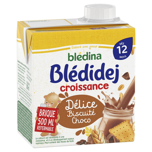 Baby Cereals From 12 Months Flavor Biscuit Delight Choco Growth Blédidej BLEDINA