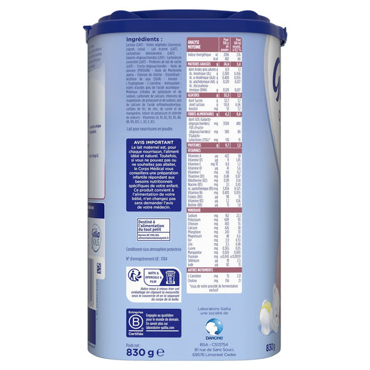 Baby Milk Powder 1st Age 0-6 Months Calisma Relais GALLIA