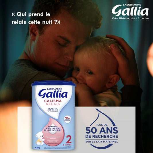 Baby Milk Powder 2nd Age 6-12 Months Calisma Relais GALLIA