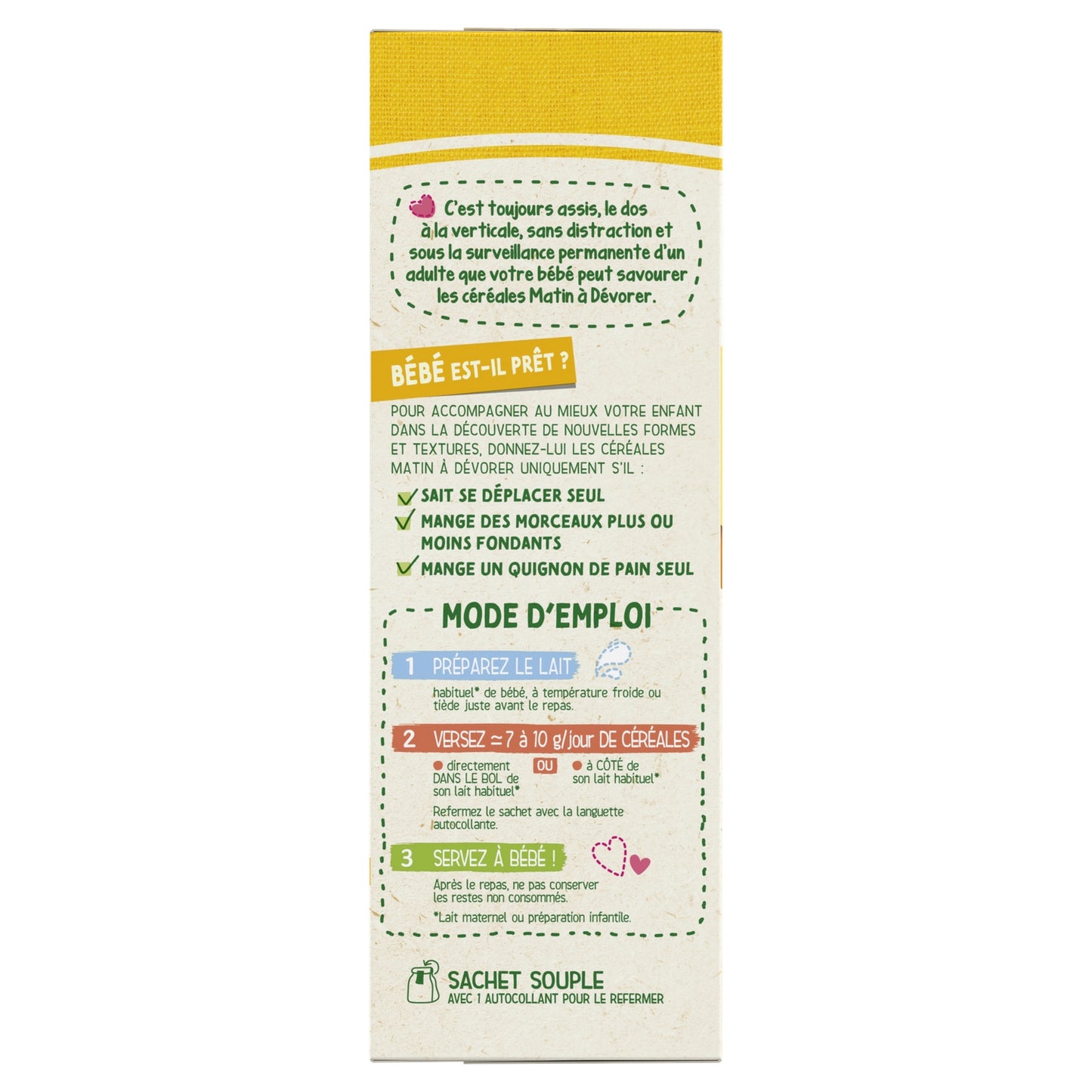 BLEDINA Mini Morning Baby Cereals from 15 Months with Honey