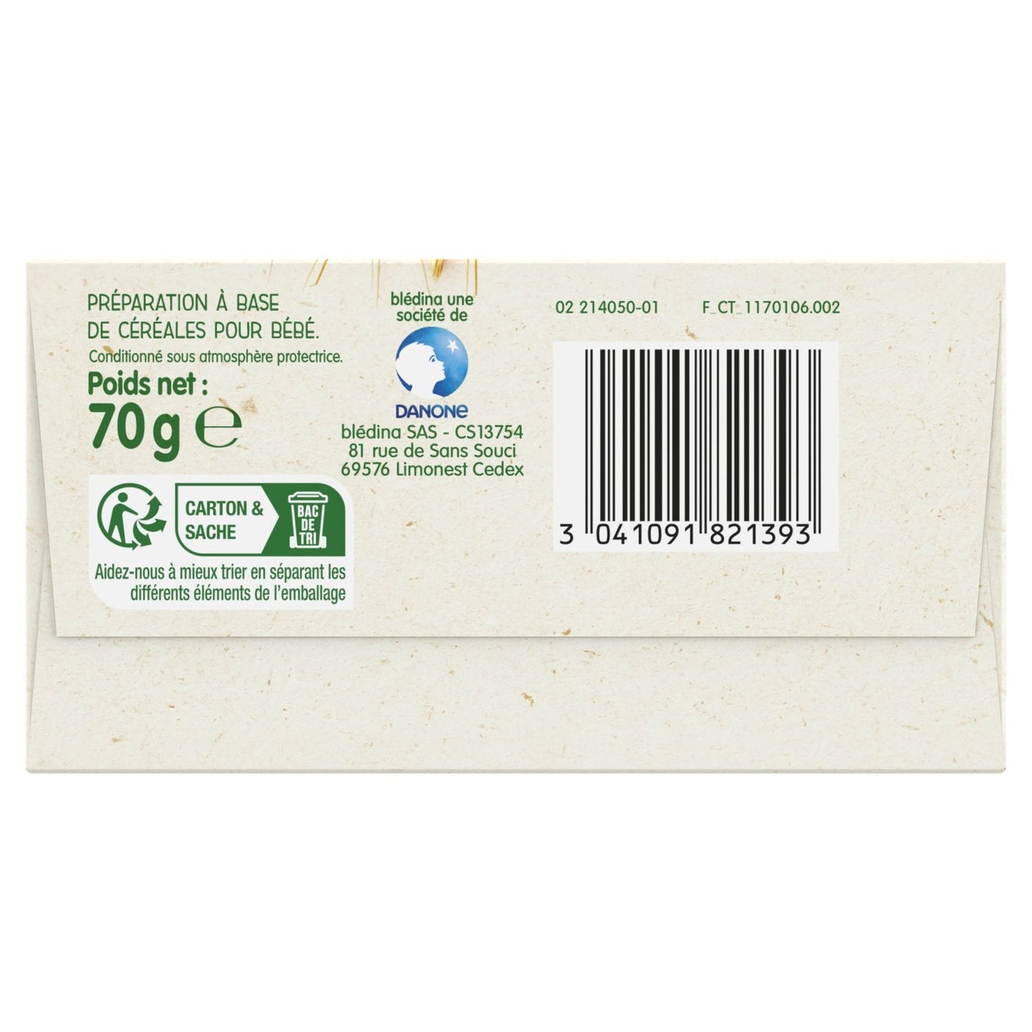 BLEDINA Mini Morning Baby Cereals from 15 Months with Honey