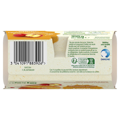 Baby Fruit Puree From 6 Months Apple Orange Acerola BLEDINA