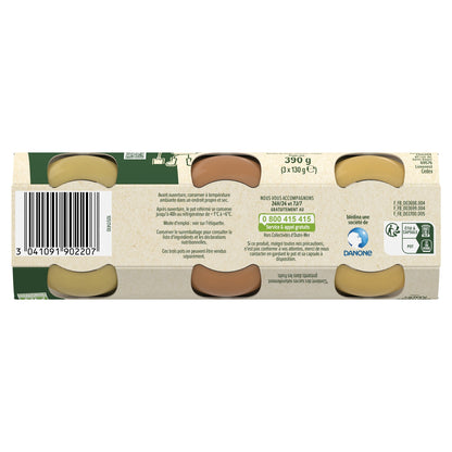 Baby Food Pots From 4-6 Months Apples Pears Strawberries Pineapple Les Récoltes Bio BLEDINA
