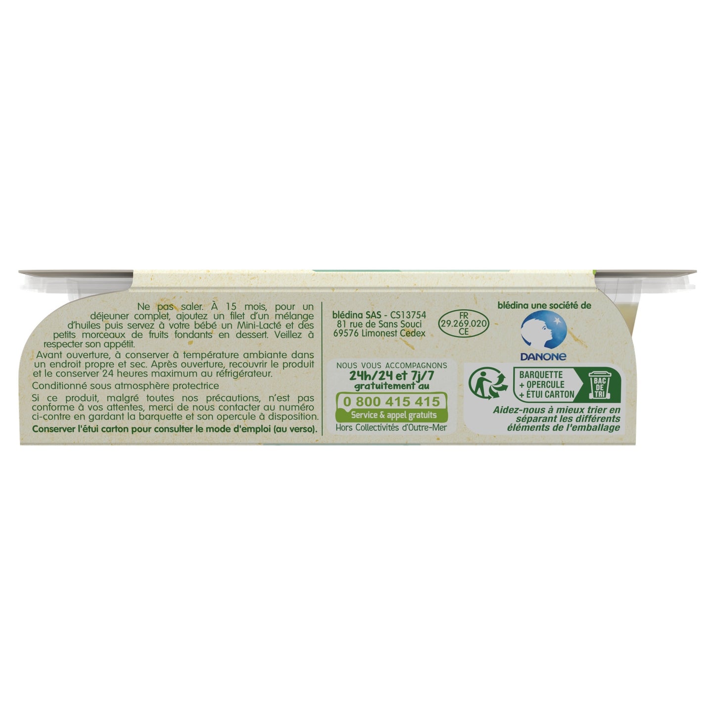 Plat Bébé Dès 15 Mois Duo de Carottes Butternut Pâtes Étoiles et Bœuf Morceaux à Dévorer BLEDINA