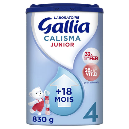 Lait bébé en poudre 4ème âge Dès 18 Mois Calisma Junior GALLIA 