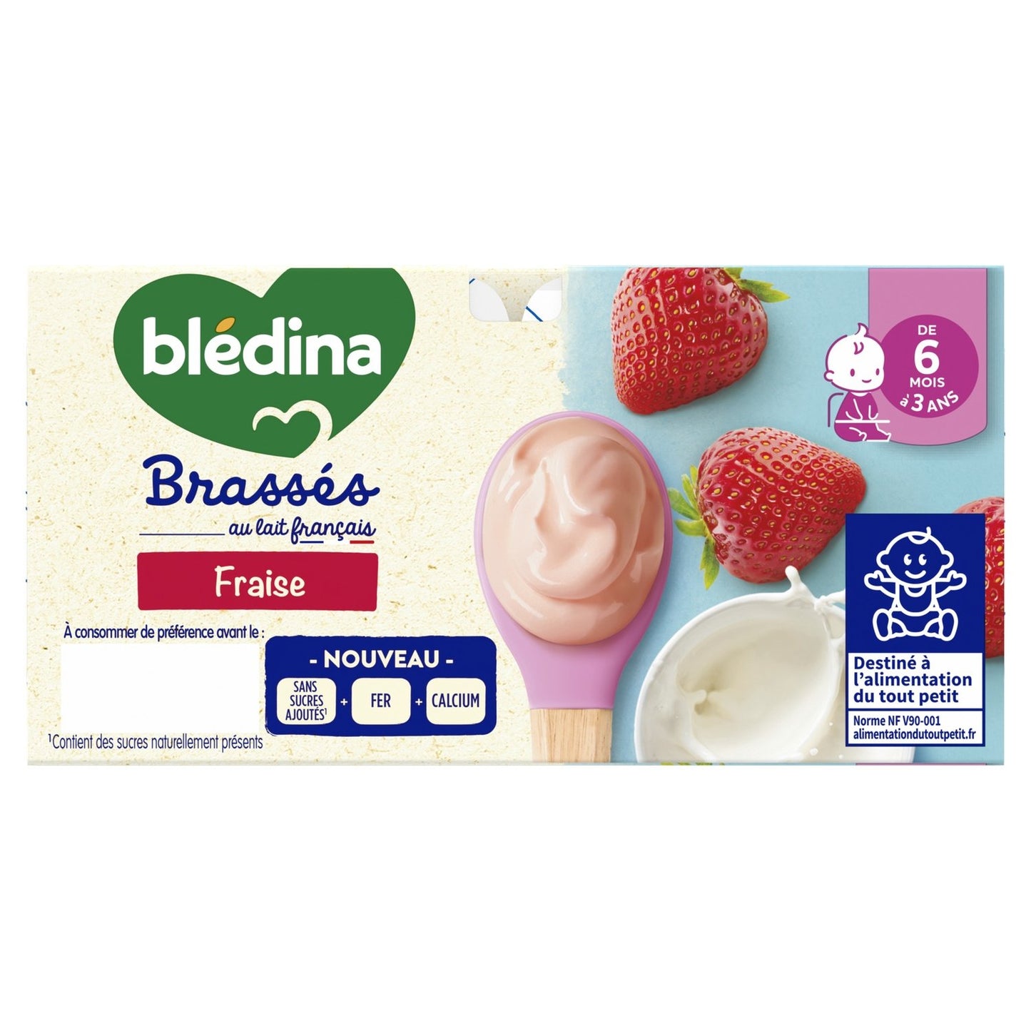 BLEDINA Baby Strawberry Stirred Yogurt