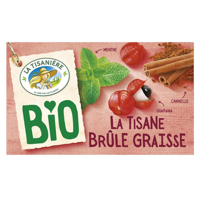 [ANTI-GASPILLAGE] Infusion Brule Graisse Bio LA TISANIERE - Date de durabilité minimale : 29/05/2025