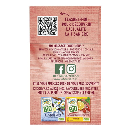 [ANTI-GASPILLAGE] Infusion Brule Graisse Bio LA TISANIERE - Date de durabilité minimale : 29/05/2025