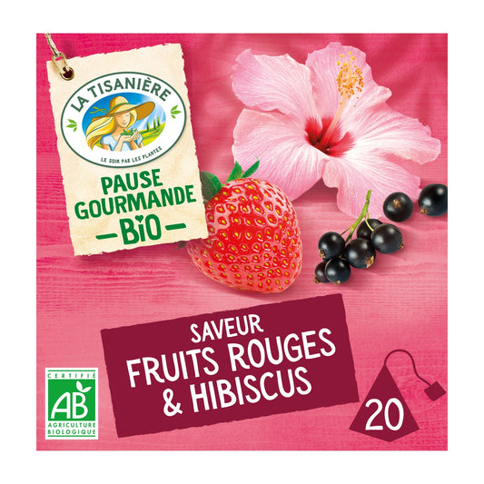 Organic Red Fruit Hibiscus Infusion LA TISANIERE
