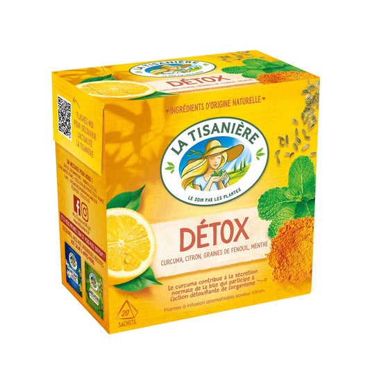 Turmeric Lemon Fennel Seed Mint Detox Infusion LA TISANIERE