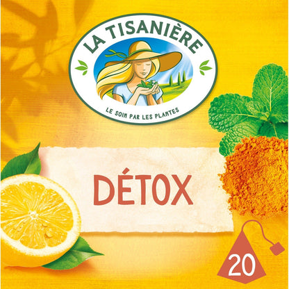 Turmeric Lemon Fennel Seed Mint Detox Infusion LA TISANIERE