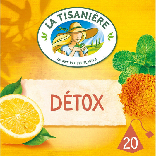 Turmeric Lemon Fennel Seed Mint Detox Infusion LA TISANIERE