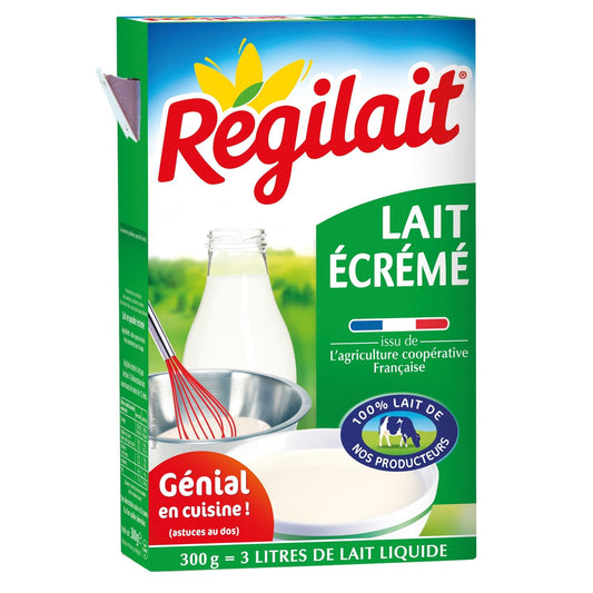 Lait en Poudre Ecremé REGILAIT La boite de 300 g