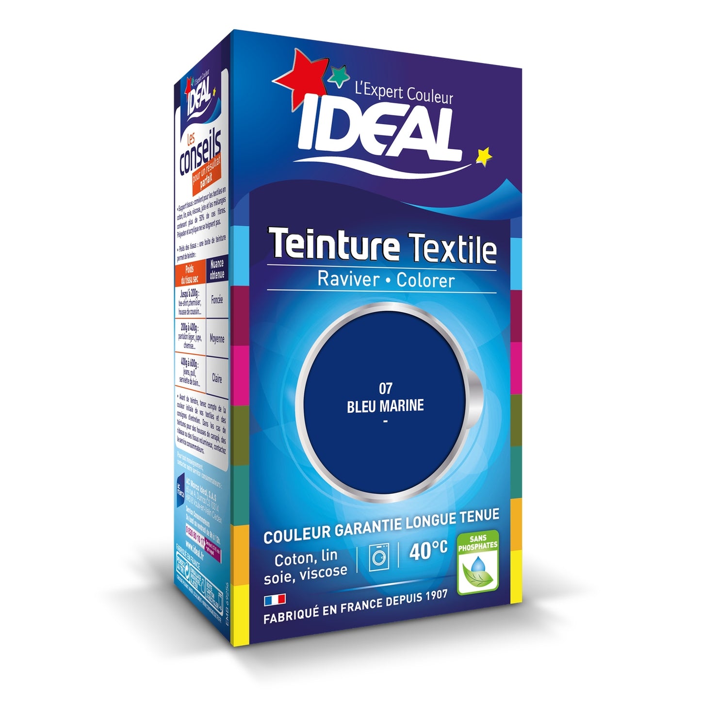 IDEAL Navy Blue Fabric Dye