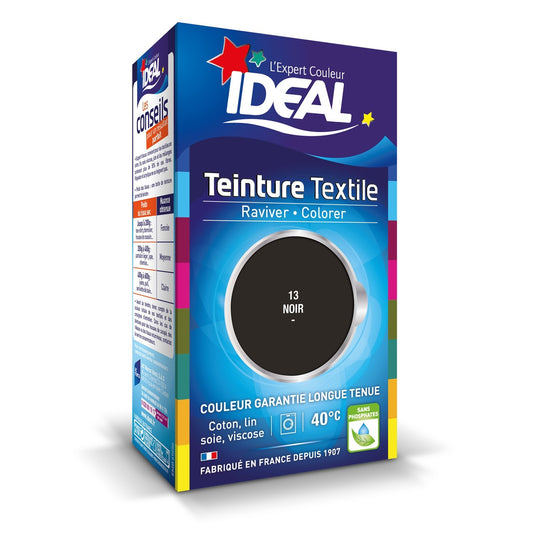 Teinture Textile Noir P IDEAL la teinture de 40 ml