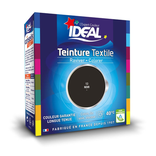 Teinture Textile Noir IDEAL la teinture de 75 ml