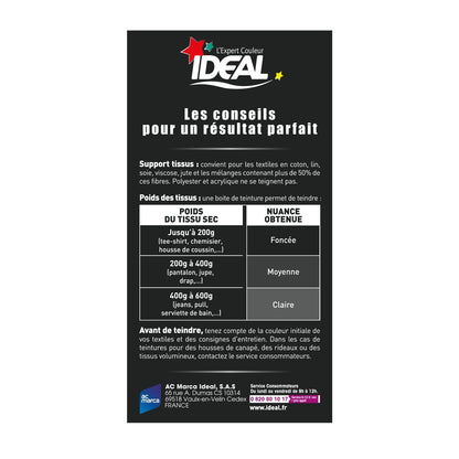 IDEAL Black Textile Dye