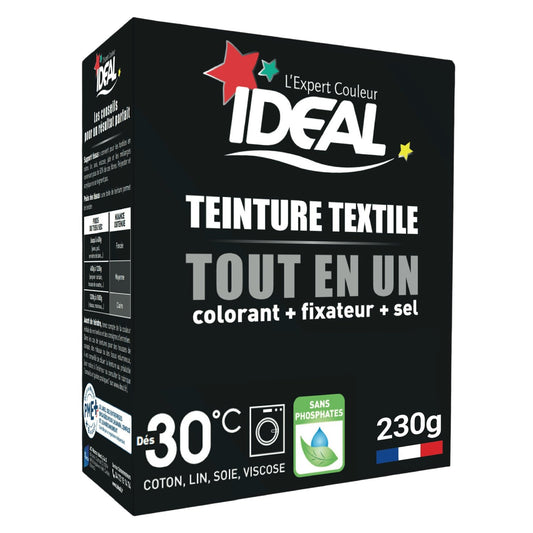 Teinture Textile Noir IDEAL la boite de 230 g