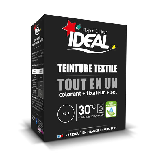 Teinture Textile Noir IDEAL la boite de 350 g