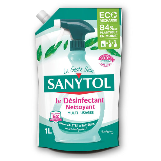 SANYTOL Eukalyptus Mehrzweck-Desinfektionsmittel Nachfüllpackung