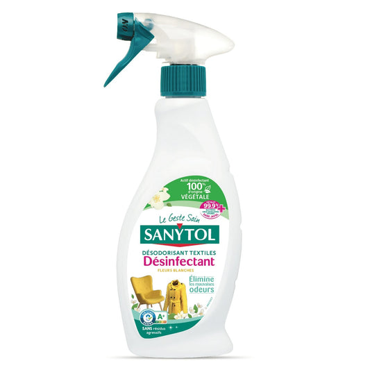 Désodorisant Désinfectant Spécial Textiles SANYTOL le spray de 500 ml