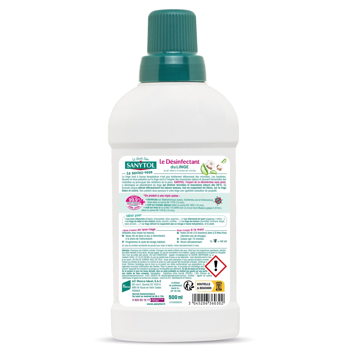 SANYTOL Aloe Vera &amp; Cotton Flower Laundry Disinfectant